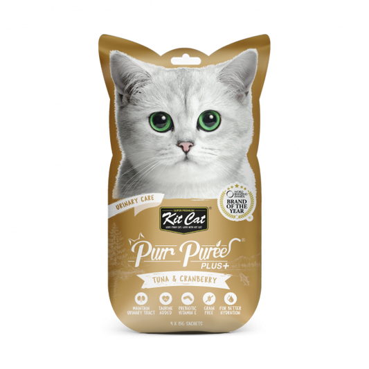 Kit Cat Purr Puree Plus+ Tuna & Cranberry (Urinary Care)