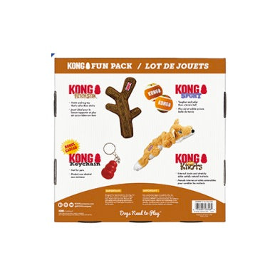 Kong Fun Pack toy set packaging on a white background