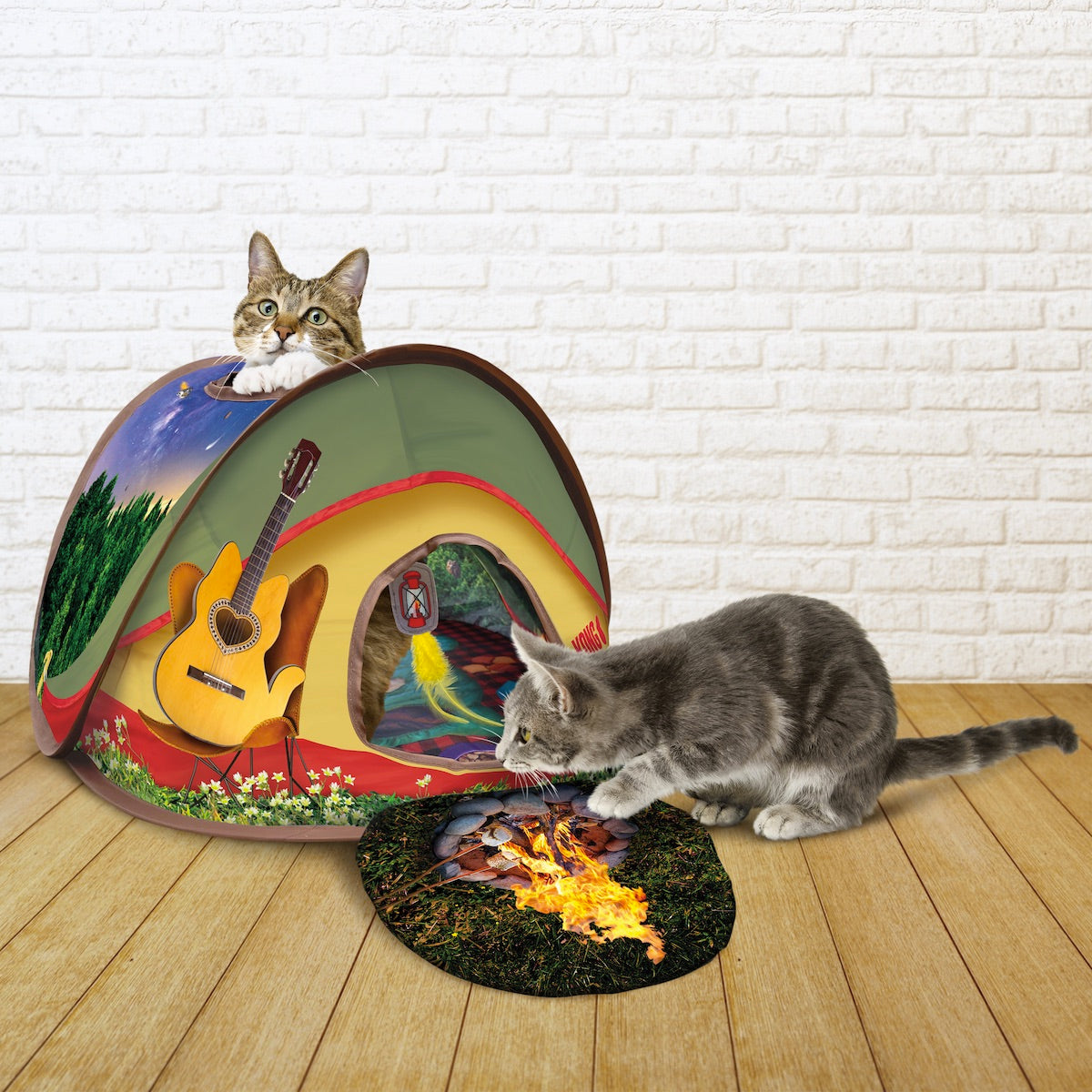 KongPlaySpacesGlampingTent-CatToy Front two