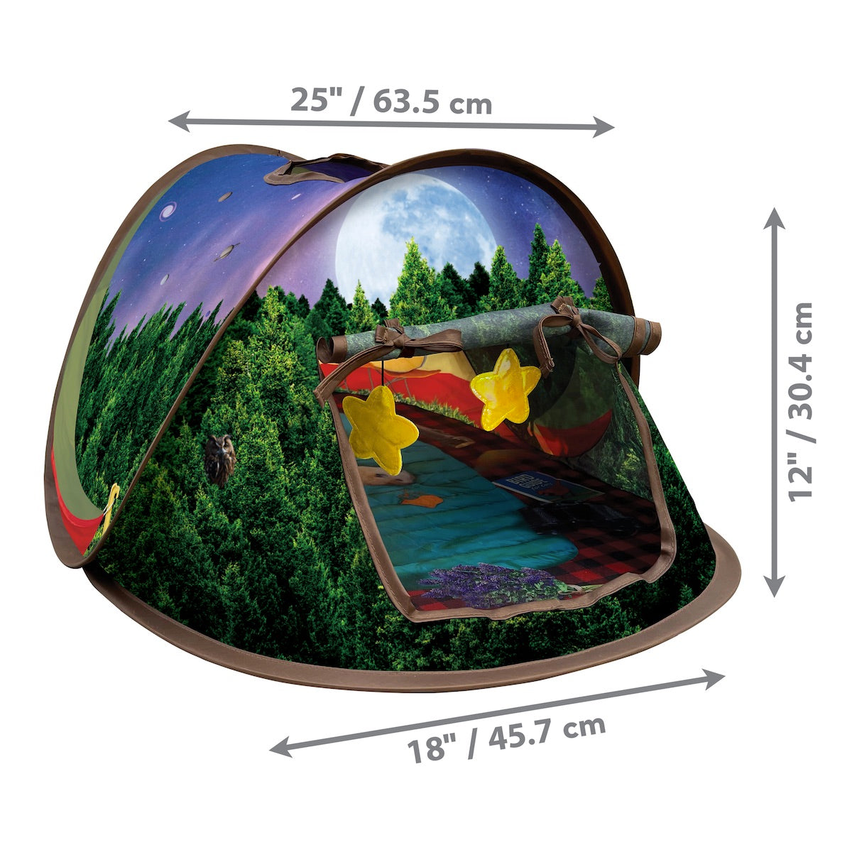KongPlaySpacesGlampingTent-CatToy - dimensions