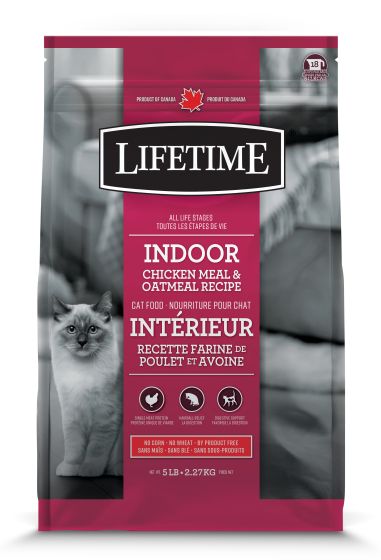 Lifetime All Life Stages Indoor Chicken & Oatmeal Cat Food