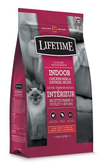 Lifetime All Life Stages Indoor Chicken & Oatmeal Cat Food
