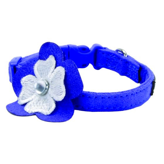 Lil Pals - Blue collar with flower Dog