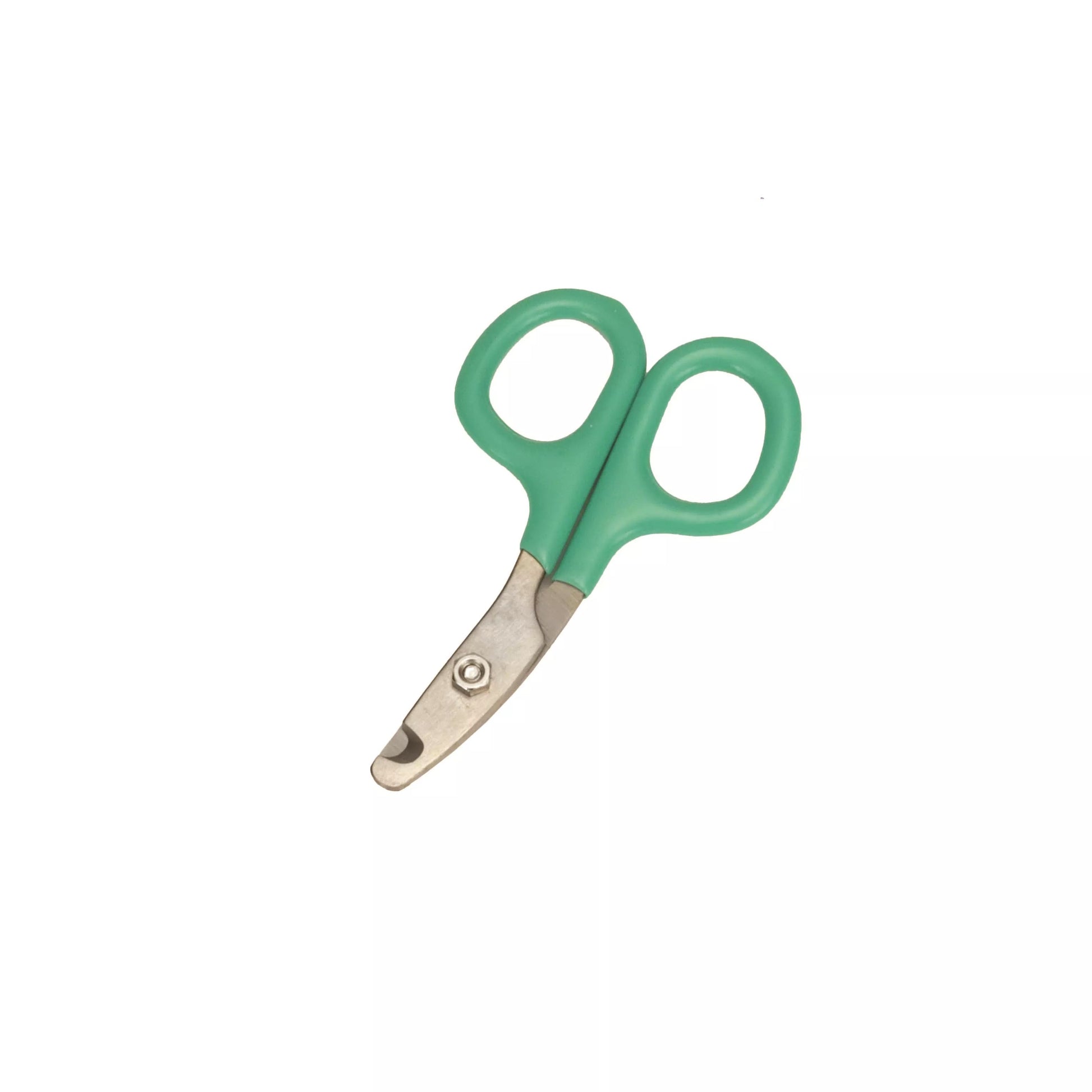 Green Lil pals puppy and toy breed nail trimmer on a white background