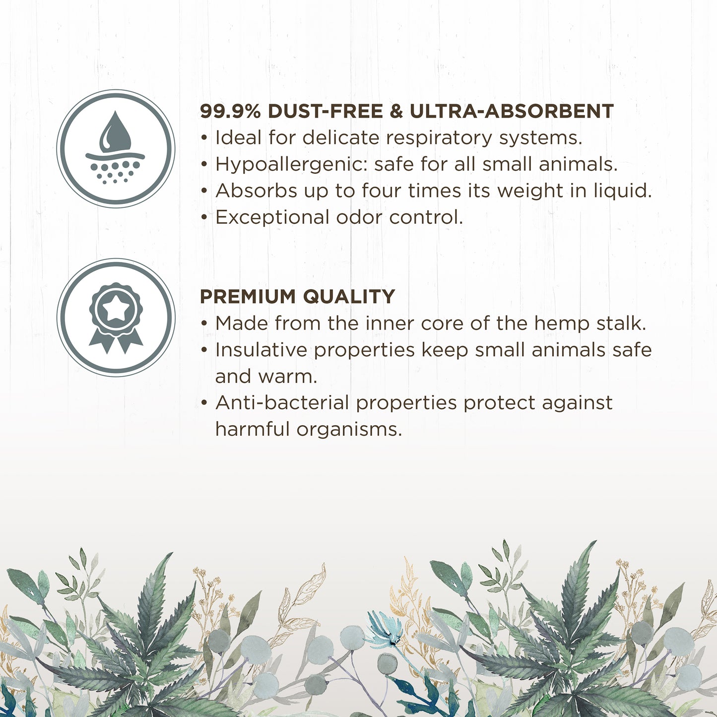 Living World Green Ultra Comfort Premium Hemp Bedding