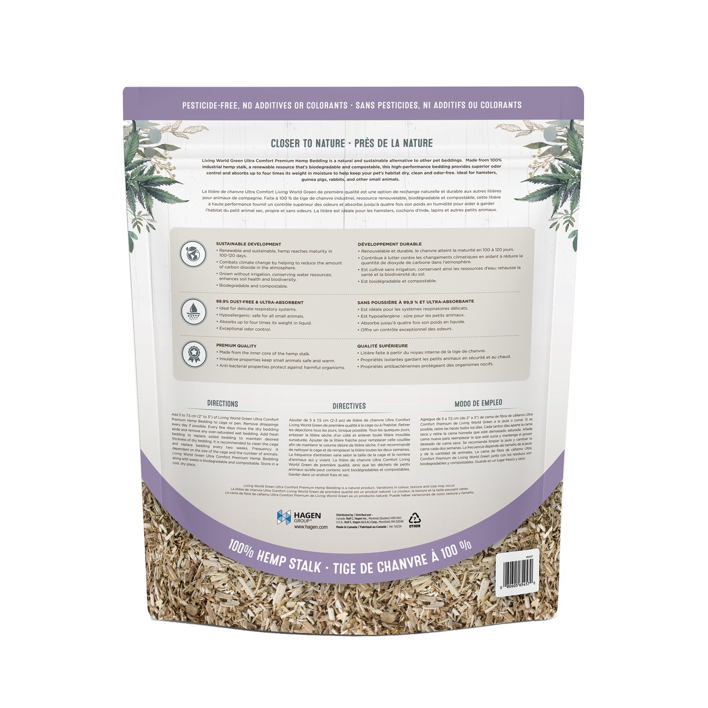 Living World Green Ultra Comfort Premium Hemp Bedding