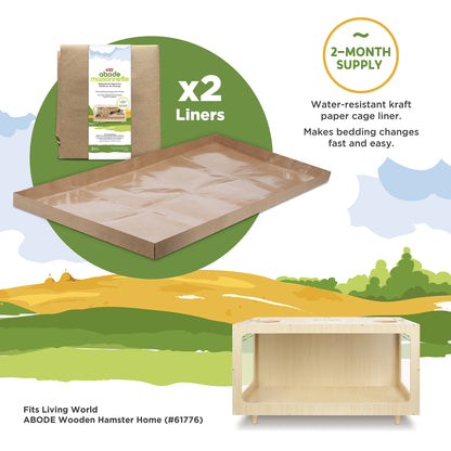 Living World ABODE Replacement Cage Liner