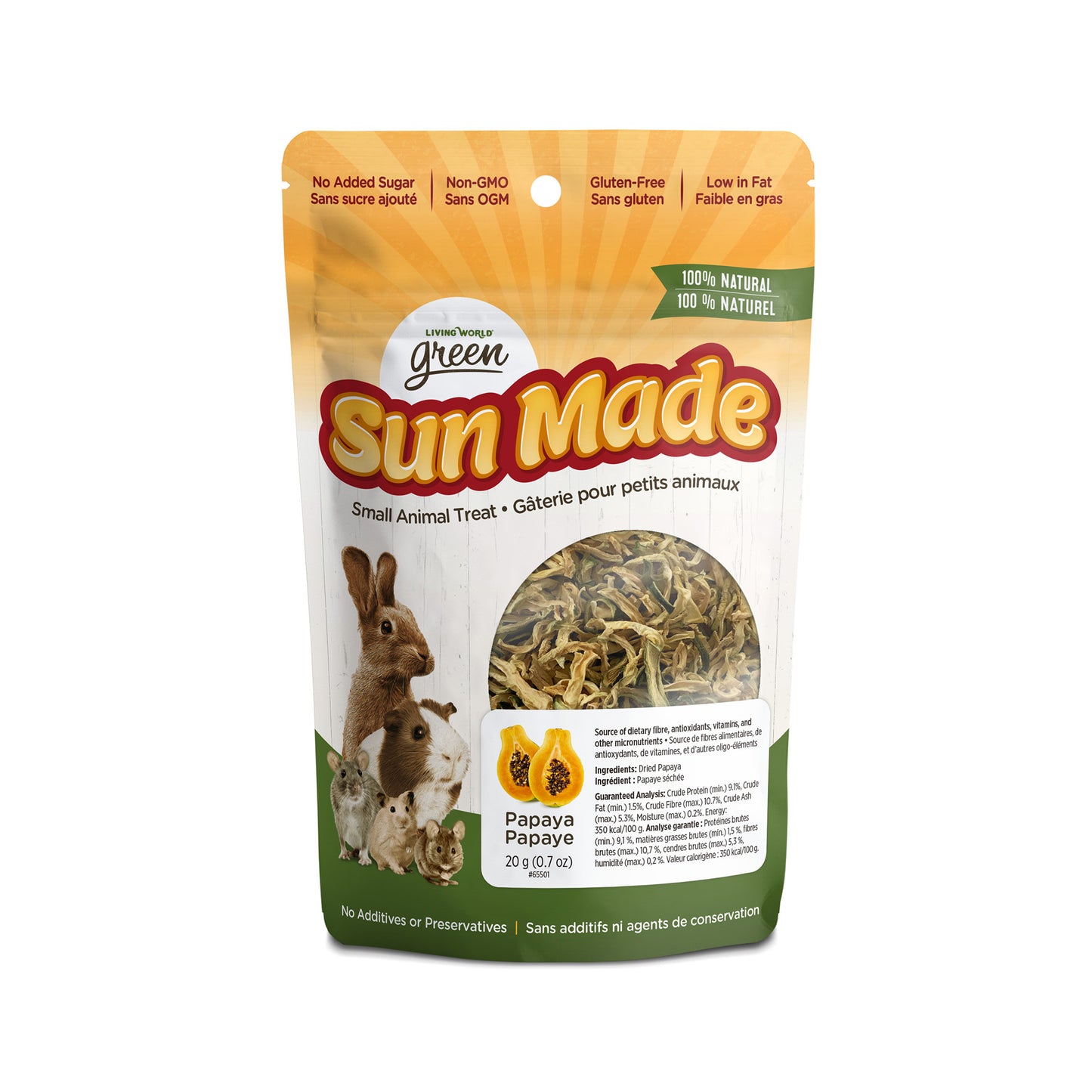 Living World Green Sun Made Small Animal Treats