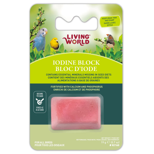 Living World Iodine Block Bird Small Front