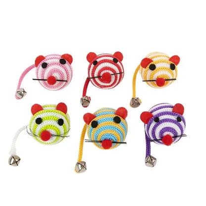 Mini Bell Mouse - Assorted Cat Toy