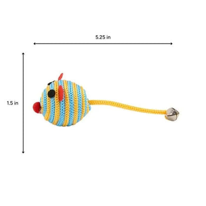 Mini Bell Mouse - Assorted Cat Toy