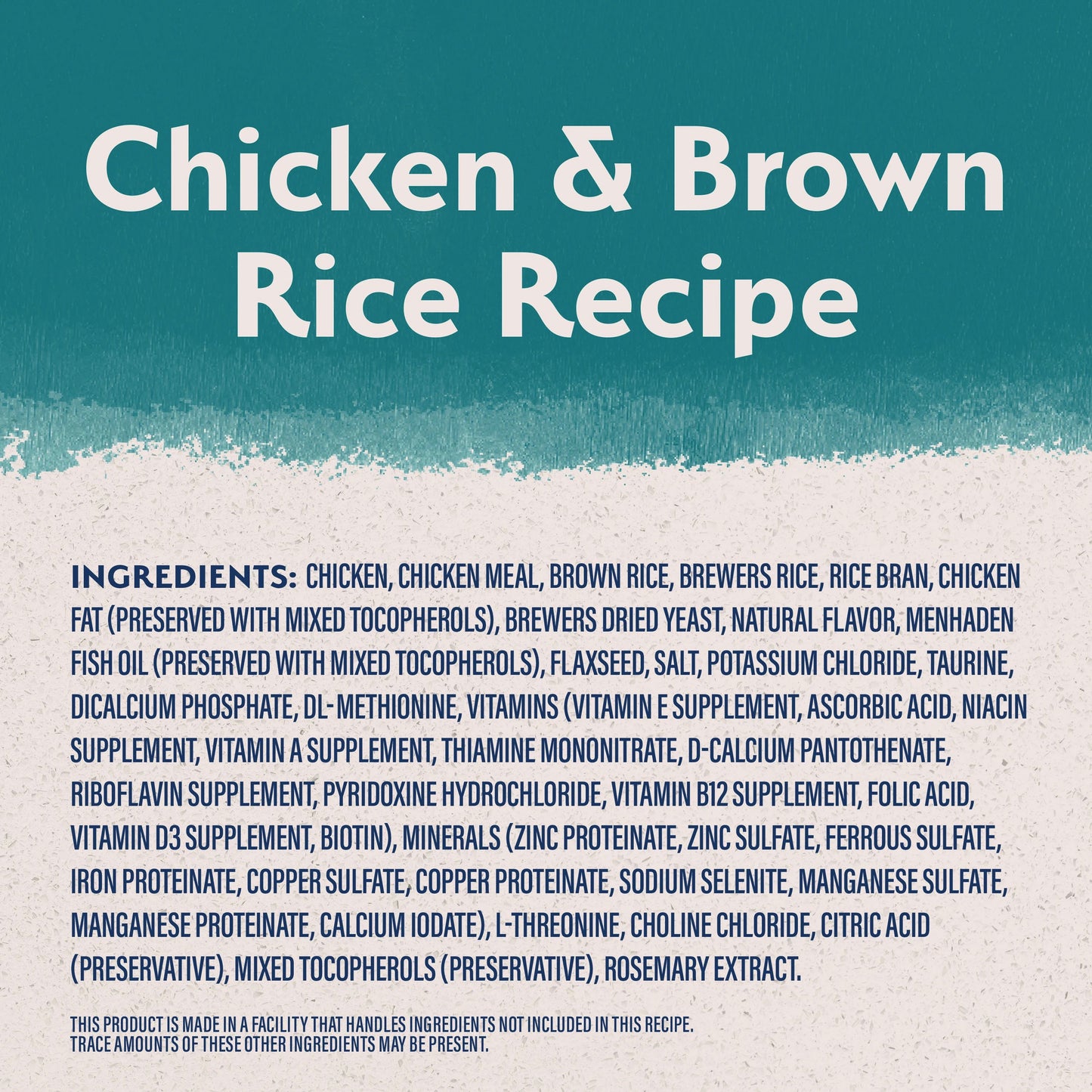 Natural Balance - Chicken & Brown Rice Puppy Recipe