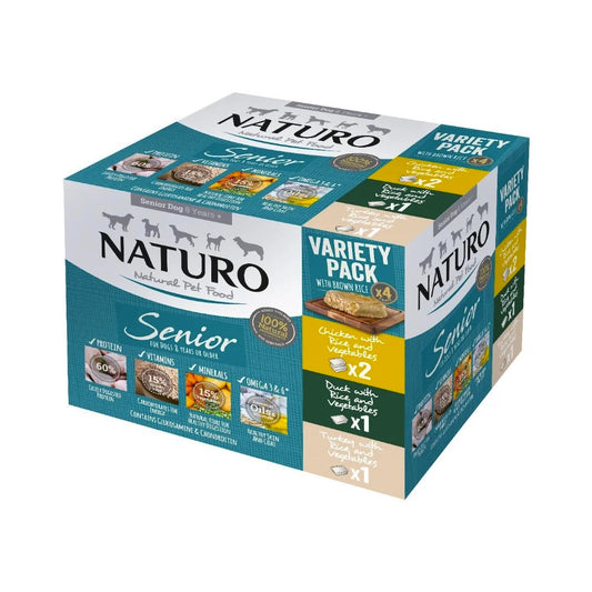 Naturo - Variety 4 Pack (Chicken, Duck & Turkey) - Senior Dog Food