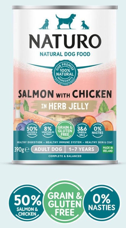Naturo Adult Grain and Gluten Free Salmon with Chicken and Vegetables