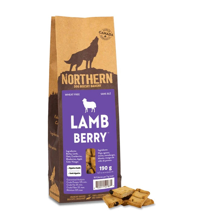 Northern Pet Lamb Berry Dog Biscuits Front