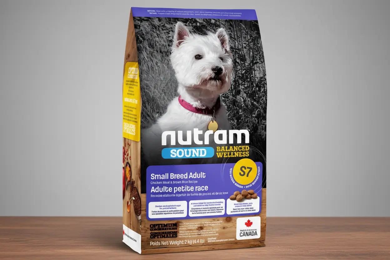Nutram S7 Sound Balanced Wellness Small Breed Adult Dog Food - Harmony Pet Supplies Pickering