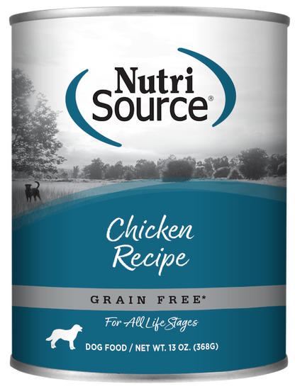 NutriSource - Grain Free Chicken Recipe - Wet Dog Food