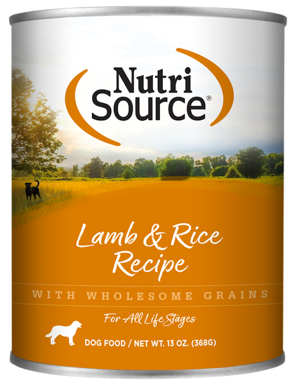 NutriSource - Lamb & Rice Recipe - Wet Dog Food