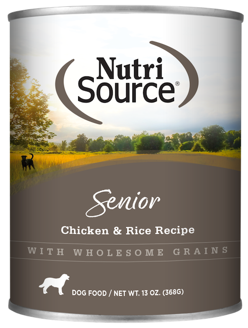 NutriSource - Senior Chicken & Rice Recipe - Wet Dog Food