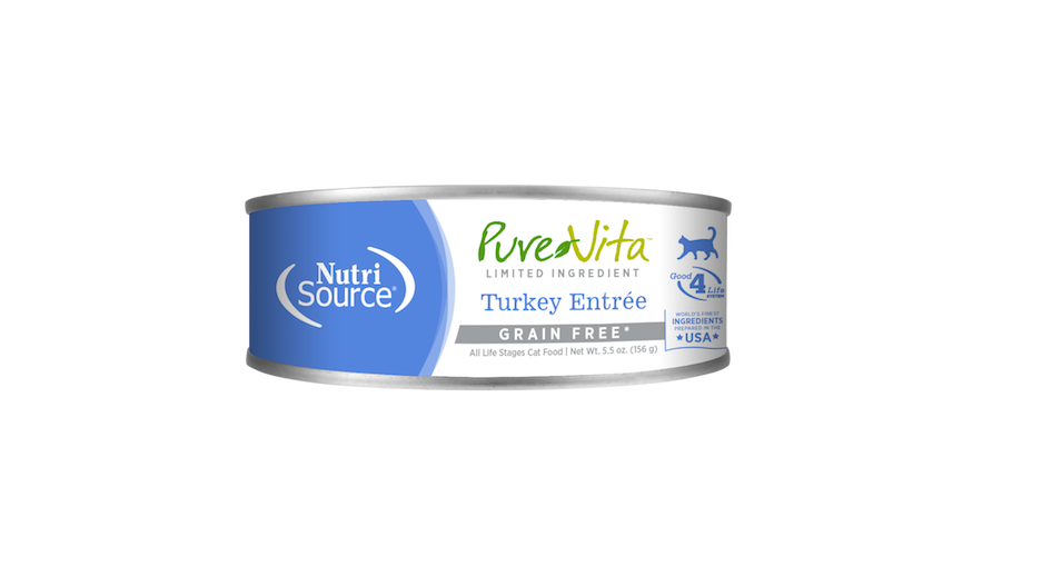 NutriSource Pure Vita - Turkey Entree - Cat Food