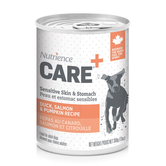 Nutrience Care Sensitive Skin & Stomach Pâté - Duck, Salmon & Pumpkin Recipe - Dogs Front