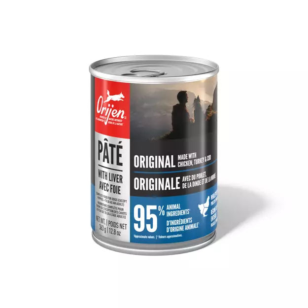 ORIJEN Pate Original Recipe with Liver Wet Dog Food 363g | Harmony Pet Supplies Scarborough