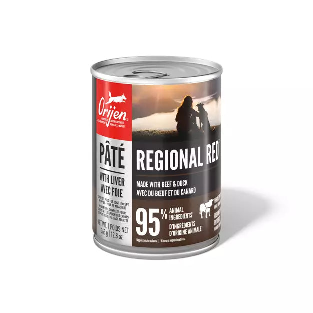 ORIJEN Pate Regional Red Recipe with Liver Dog Food 363g | Harmony Pet Supplies Scarborough