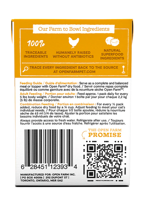 Open Farm - Harvest Chicken Rustic Blend - Cat Food