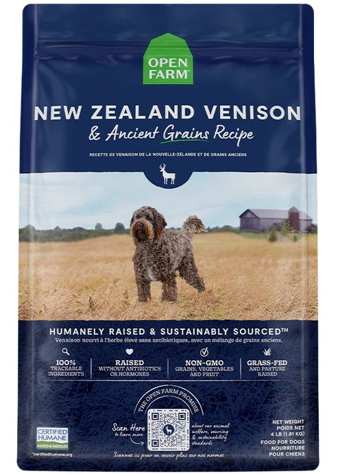 Open Farm - New Zealand Venison & Ancient Grains - Dog Food