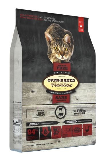 Oven-Baked Tradition - Red Meat Grain Free - Cat dry food kibble-Side-pet supplies near Toronto. Free delivery in Scarborough, Pickering, Ajax, Whitby.