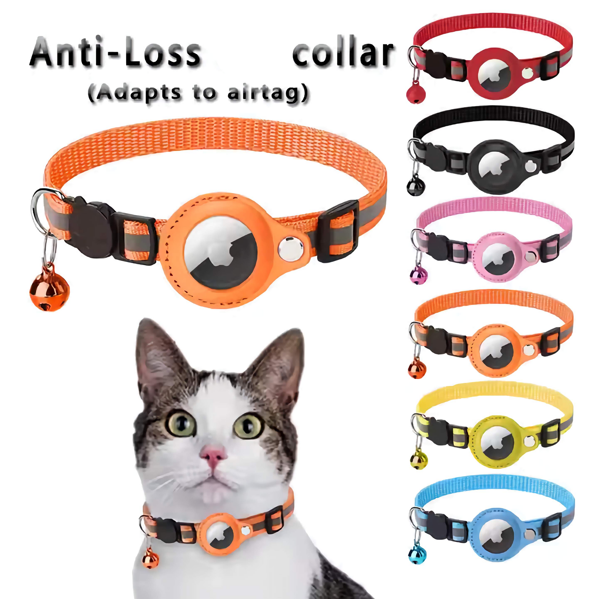 Pet AirTag Holder Collar – Anti-Loss for Cats & Dogs Harmony Pet Supplies Scarborough