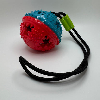 Dog Chew Toy with Rope – Sound Ball Interactive Training Harmony Pet Supplies Scarborough