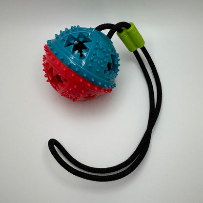 Dog Chew Toy with Rope – Sound Ball Interactive Training Harmony Pet Supplies Scarborough