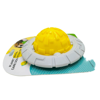 UFO Dog Chew Toy – Squeaky Durable Frisbee & Dental Play Harmony Pet Supplies Scarborough