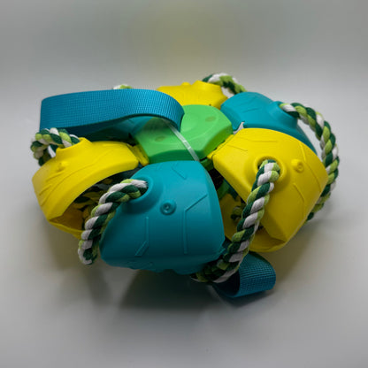 Dog Toy Ball with Grab Tabs – 2-in-1 Frisbee for Play Harmony Pet Supplies Scarborough