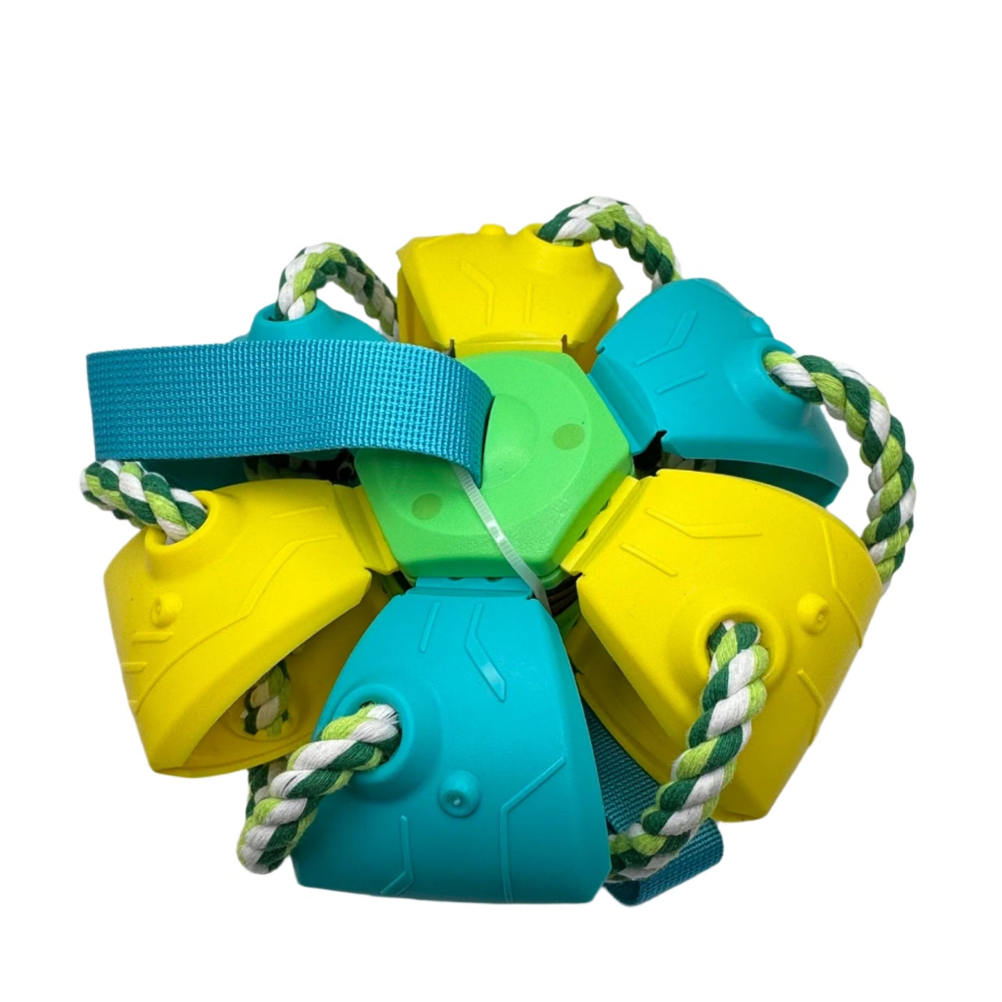 Dog Toy Ball with Grab Tabs – 2-in-1 Frisbee for Play Harmony Pet Supplies Scarborough