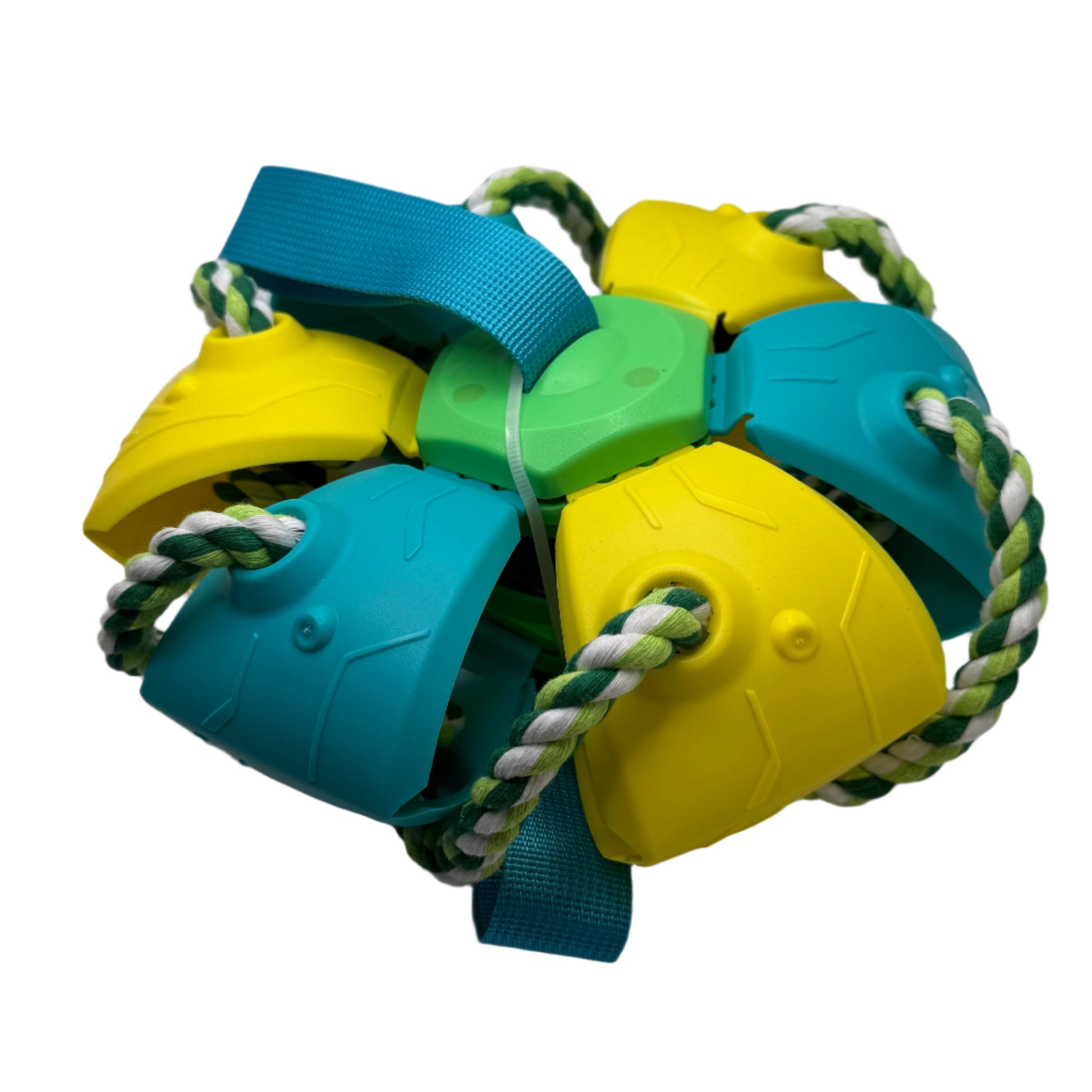 Dog Toy Ball with Grab Tabs – 2-in-1 Frisbee for Play Harmony Pet Supplies Scarborough