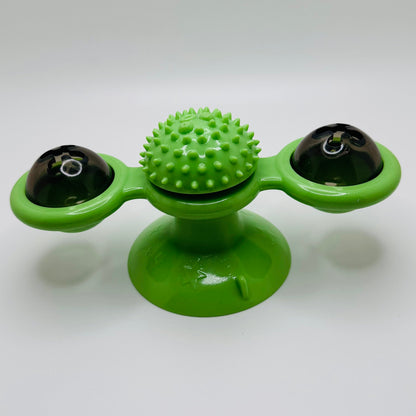 Rotating Cat Windmill Toy – Suction Cup Interactive Play Harmony Pet Supplies Scarborough