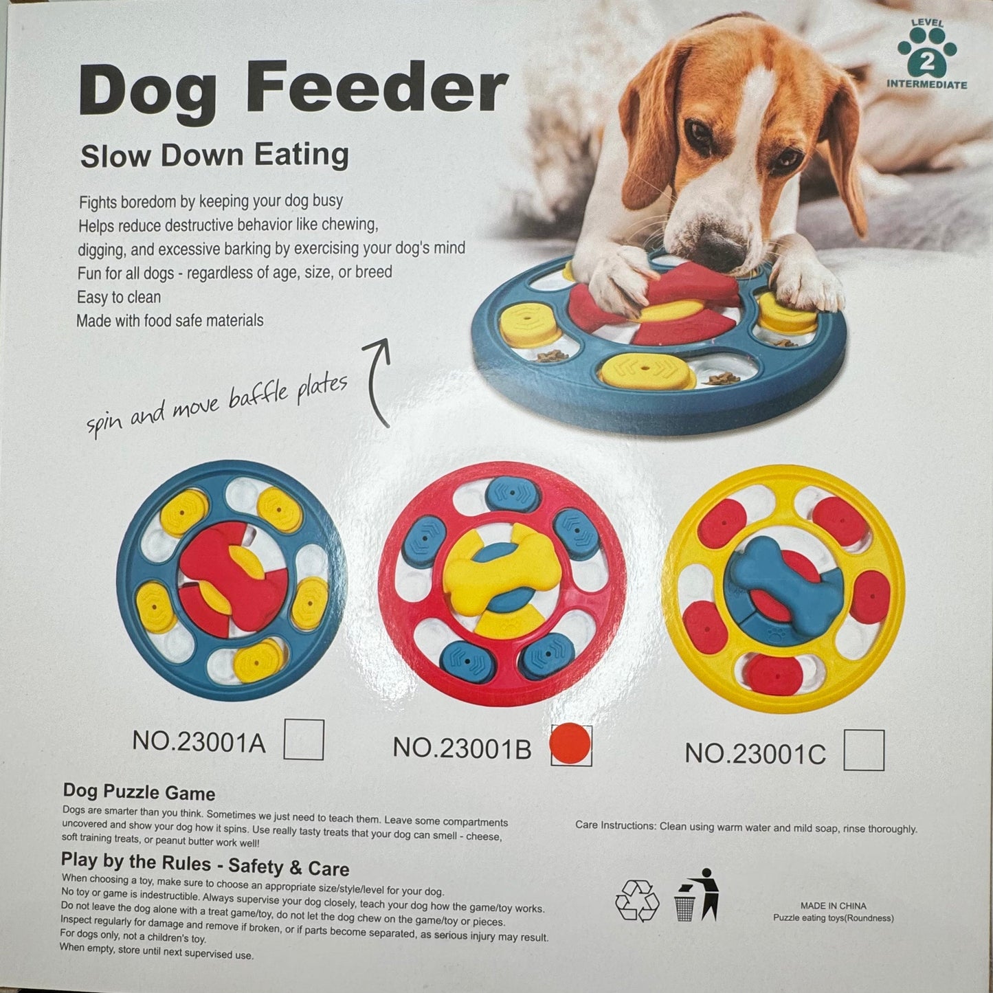 Round Interactive Puzzle Feeder for Dogs Harmony Pet Supplies Scarborough