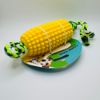 Indestructible Chew Toy for Aggressive Chewers Dog – Corn-Shaped Harmony Pet Supplies Scarborough