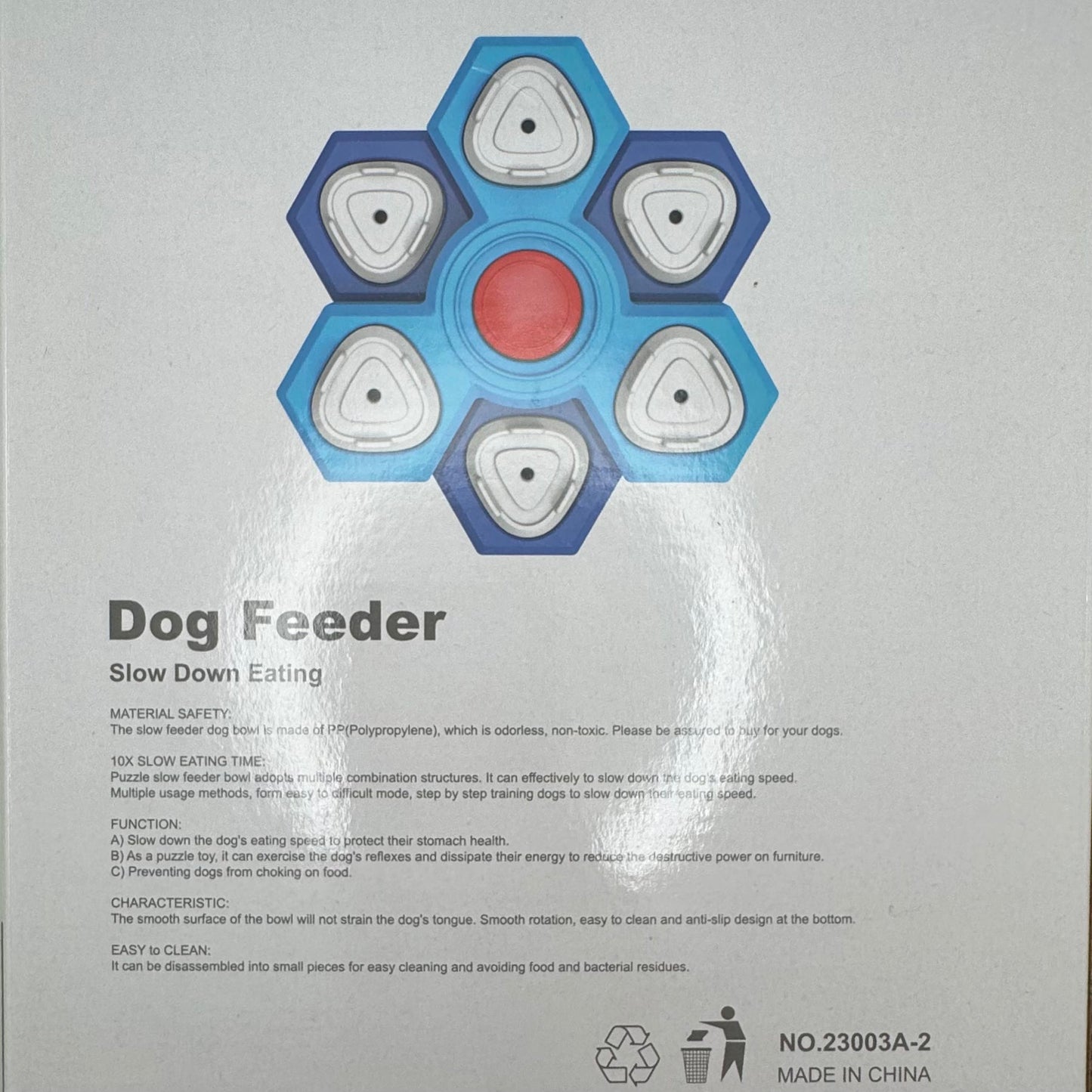 Dog Puzzle Toy – Honeycomb Interactive Feeder Harmony Pet Supplies Scarborough