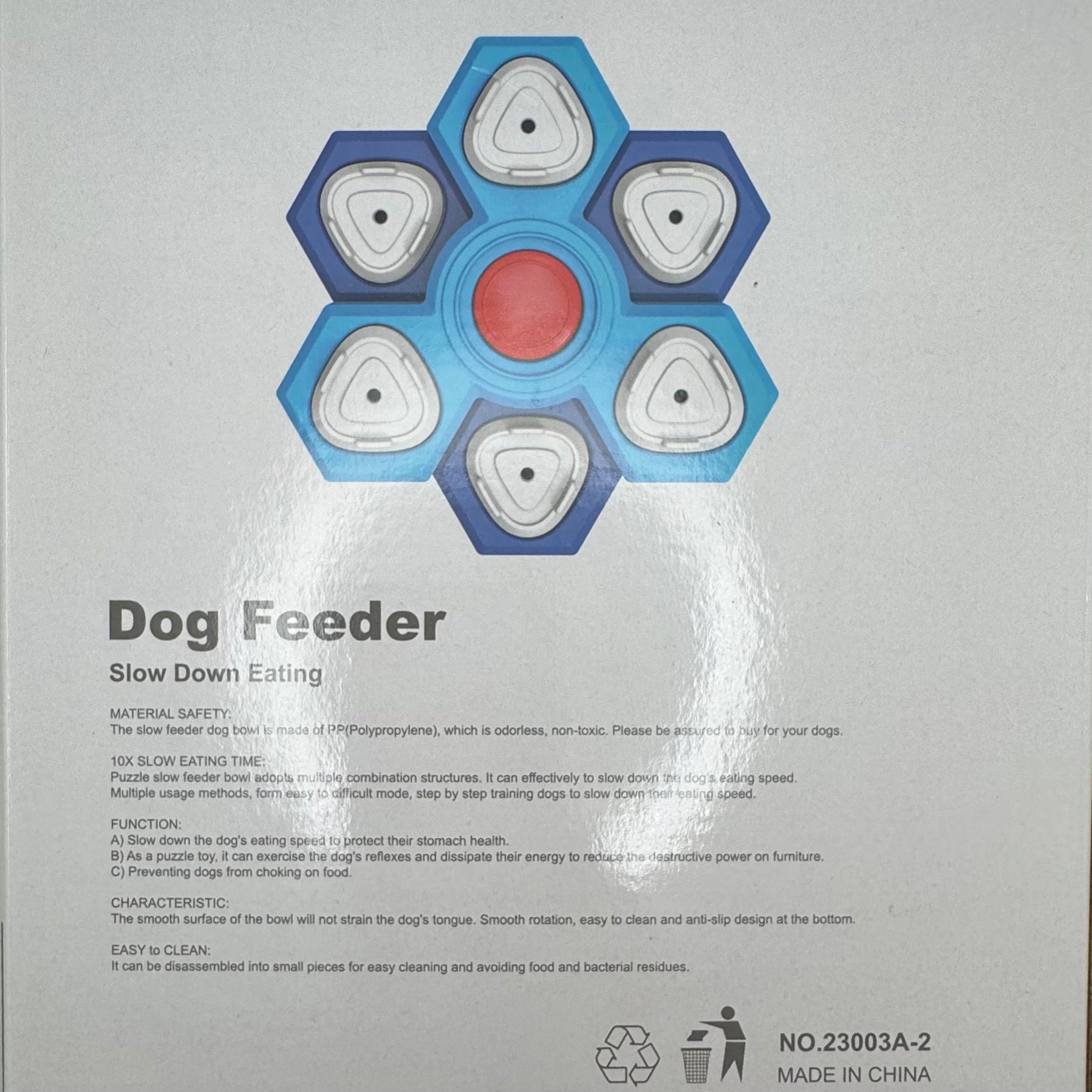 Dog Puzzle Toy – Honeycomb Interactive Feeder Harmony Pet Supplies Scarborough