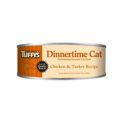 Professional Tuffys-Dinnertime Chicken and Turkey Recipe-Cat Food