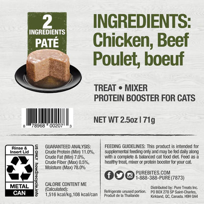 Pure Bites - Chicken & Beef - Cat Food