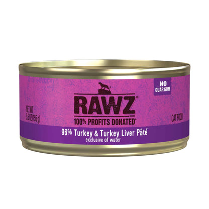 Rawz - Turkey and Turkey Liver Pate - Cat Food