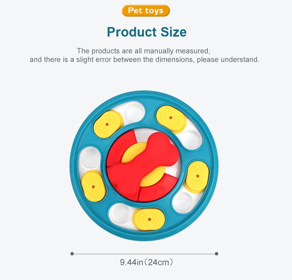 Round Interactive Puzzle Feeder for Dogs Harmony Pet Supplies Scarborough