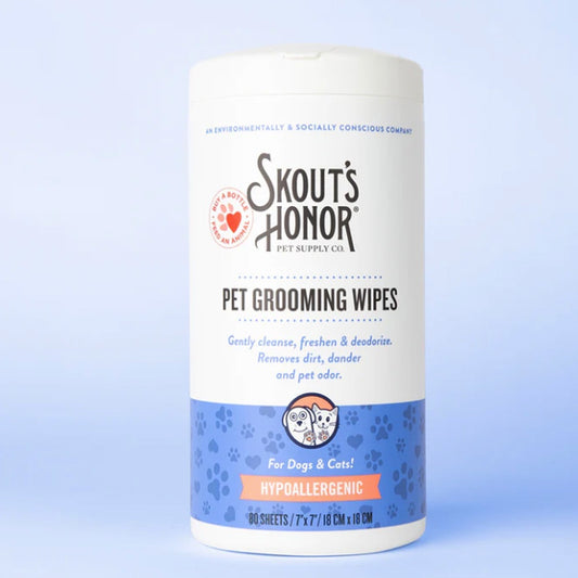 Skout's Honor - Pet Grooming Wipes Front
