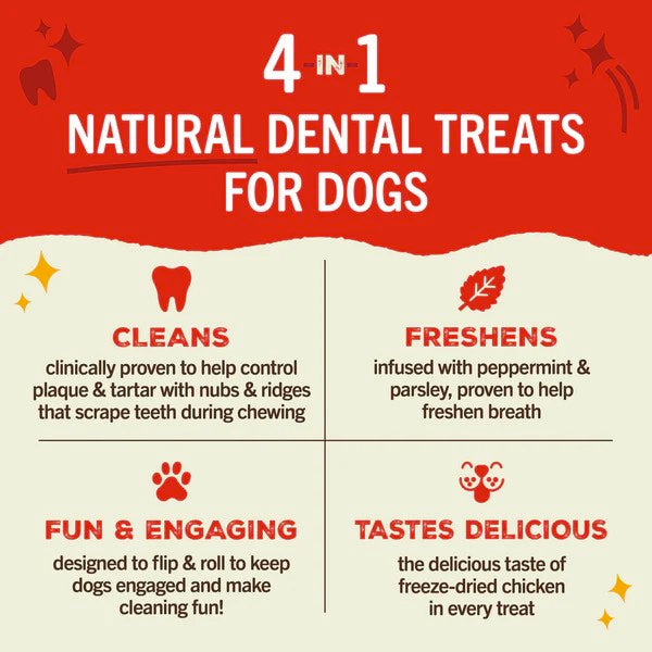 Stella and Chewys Dental Delights Small Dog Treats Desc