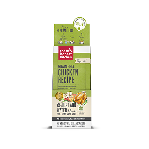 The Honest Kitchen - Grain Free - Chicken Recipe - Dehydrated Dog food