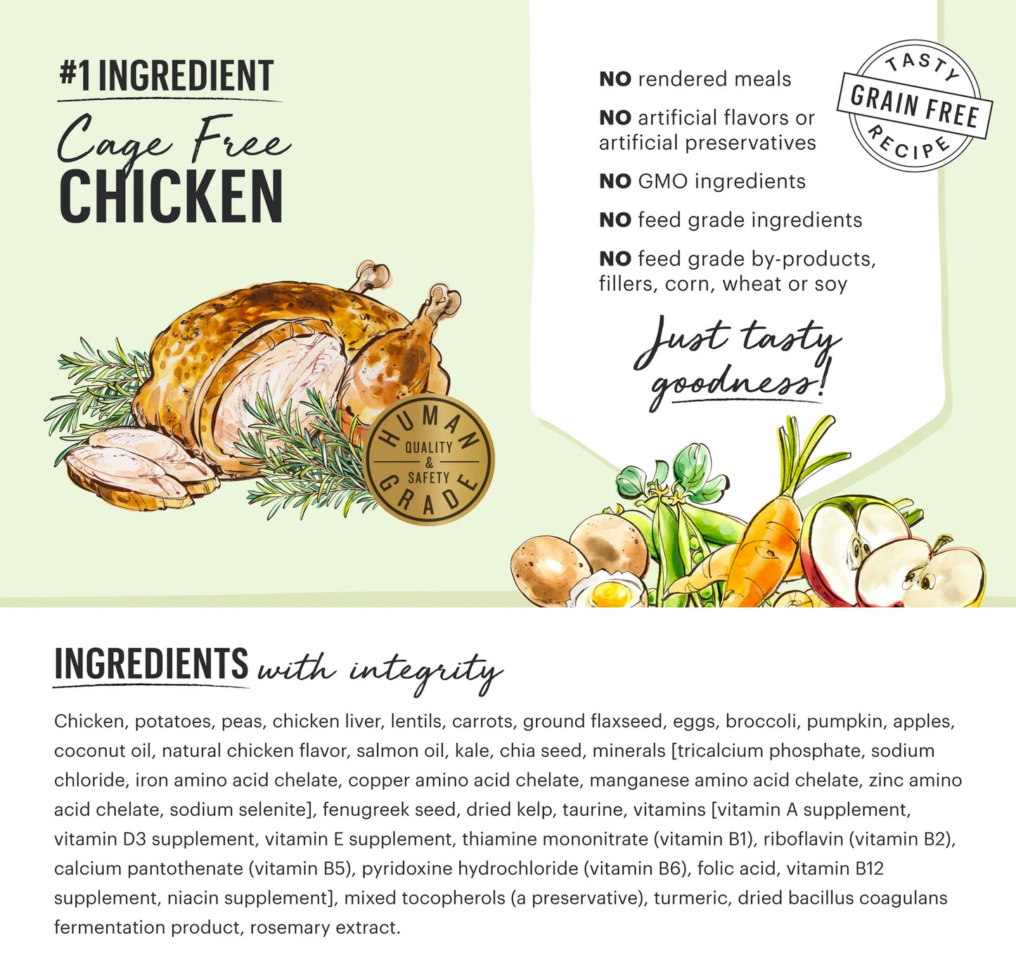 The Honest Kitchen - Grain Free - Chicken Recipe - Dog food